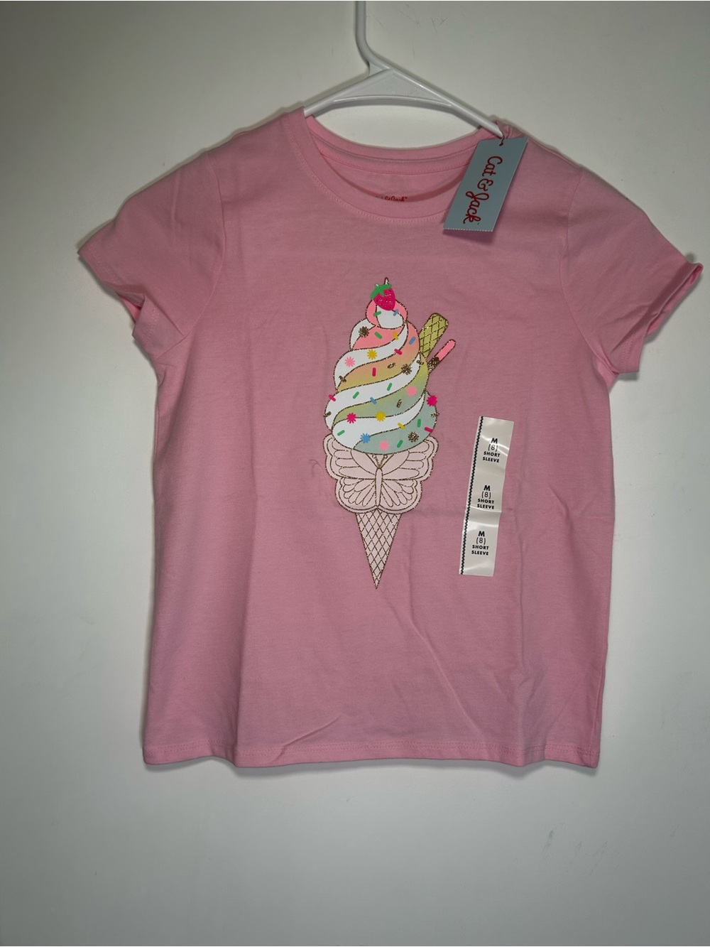 Cat & Jack Pink Ice Cream Graphic Tee for Kids